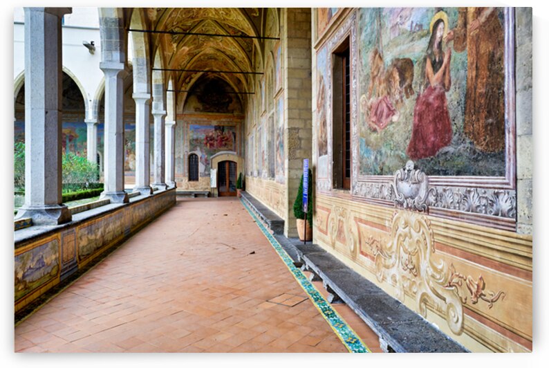 Exploring the cloister of the Clarisses in Naples Campania Italy by Marco Brivio