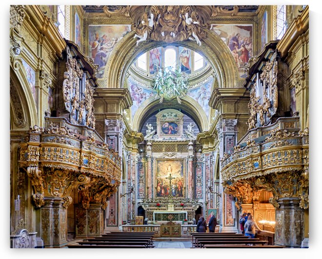 Church and monastery of San Gregorio Armeno in Naples Campania I by Marco Brivio