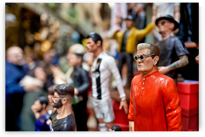 Statues of the Christmas Nativity Scene in Naple’s artisan wor by Marco Brivio