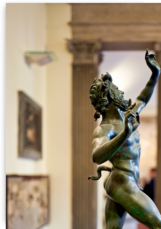 Statue in national archaeological museum of naples in campania i by Marco Brivio