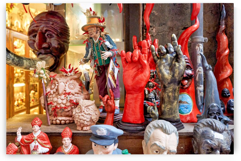 Naples artisan workshops Christmas statues and figurines by Marco Brivio