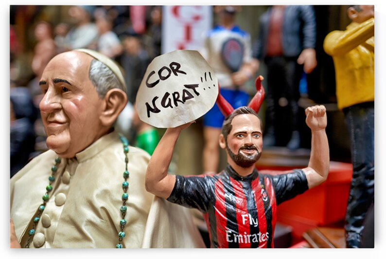 Crafting nativity scene figures in Naples Campania Italy by Marco Brivio