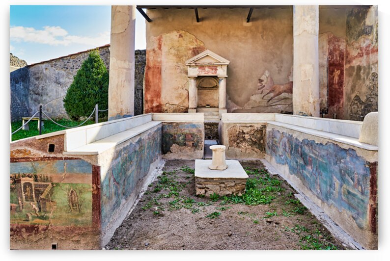 Exploring ancient structures in Pompeii near Naples Italy by Marco Brivio