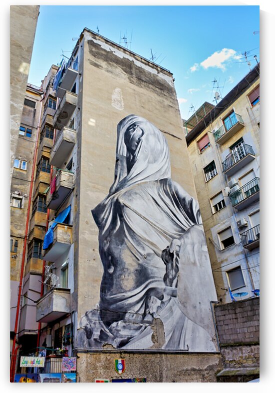Pudicizia mural in Spanish Quarters of Naples Campania Italy by Marco Brivio