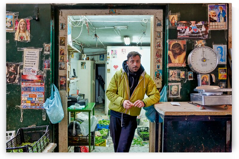 Greengrocer in Quartieri Spagnoli Naples Italy during daytime by Marco Brivio