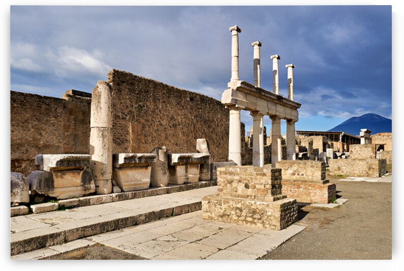 Exploring the ruins of Pompeii in Naples Campania Italy by Marco Brivio
