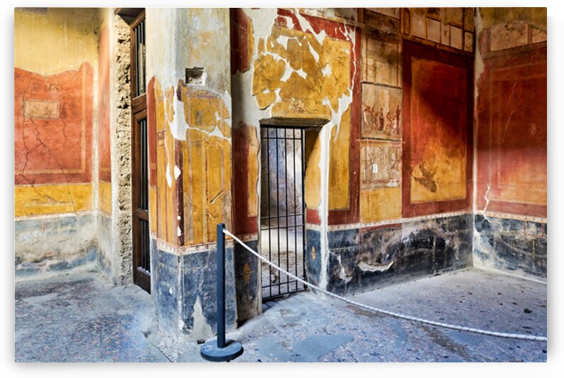 Exploring ancient walls in Pompeii Naples Campania Italy by Marco Brivio