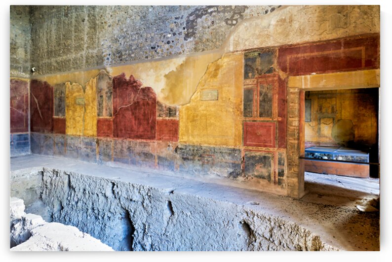 Exploring ancient Roman walls in Pompeii Naples Campania Italy by Marco Brivio
