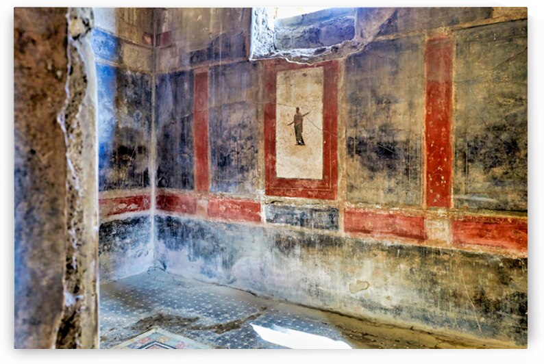 Exploring ancient wall paintings in Pompeii in Naples Campania I by Marco Brivio