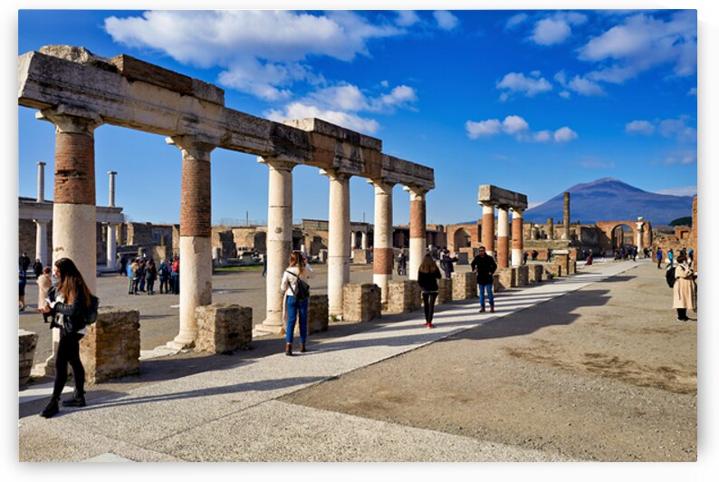 Exploring the ruins of Pompeii in Naples Campania Italy by Marco Brivio