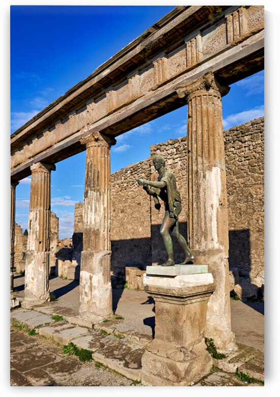 Ruins of Pompeii in Naples Campania Italy under clear sky by Marco Brivio