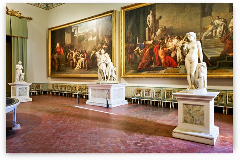 Visit to Museo di Capodimonte in Naples Campania Italy with art  by Marco Brivio