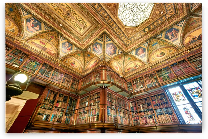 Library and museum interior shows detailed architecture in Manha by Marco Brivio