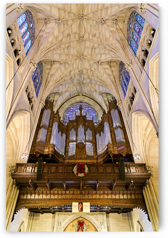 St. Patricks Cathedral organ display in Manhattan New York by Marco Brivio
