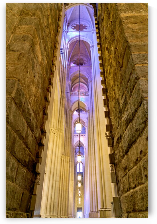 Visitors walk through the interior of Cathedral of St by Marco Brivio