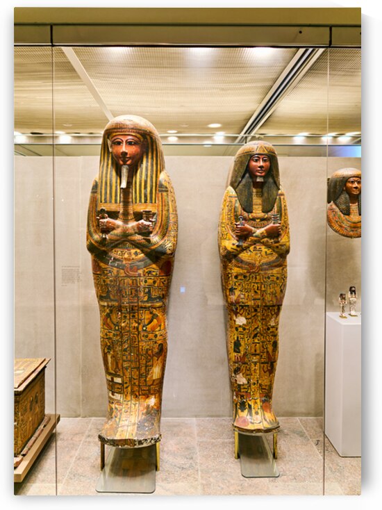 Egyptian art display at the Metropolitan Museum of Art in New Yo by Marco Brivio