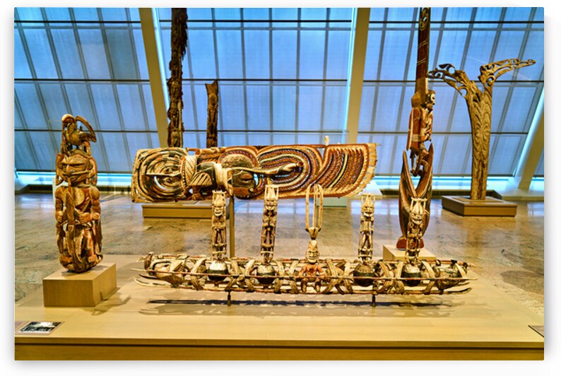 Oceanic art display in Manhattan at the Metropolitan Museum of A by Marco Brivio