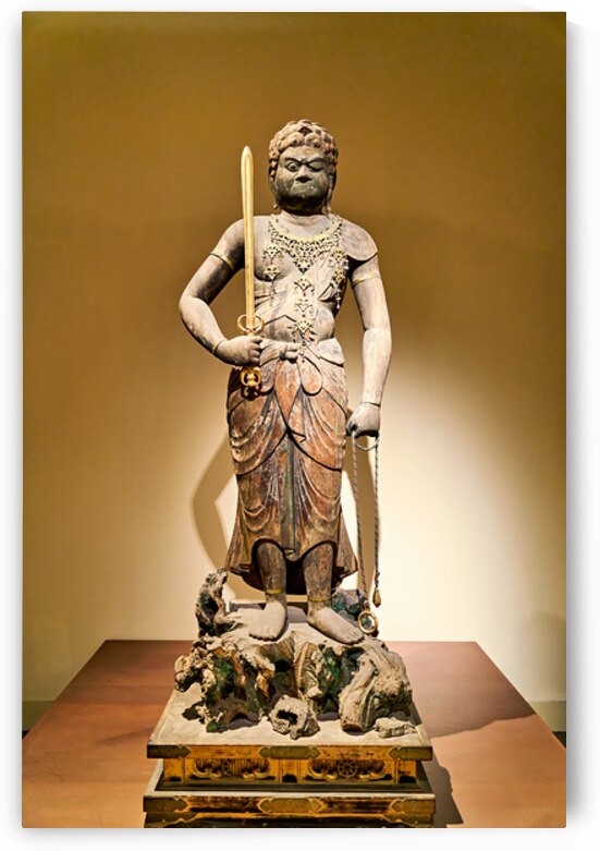 Statue of a warrior from Asia at the Metropolitan Museum of Art by Marco Brivio