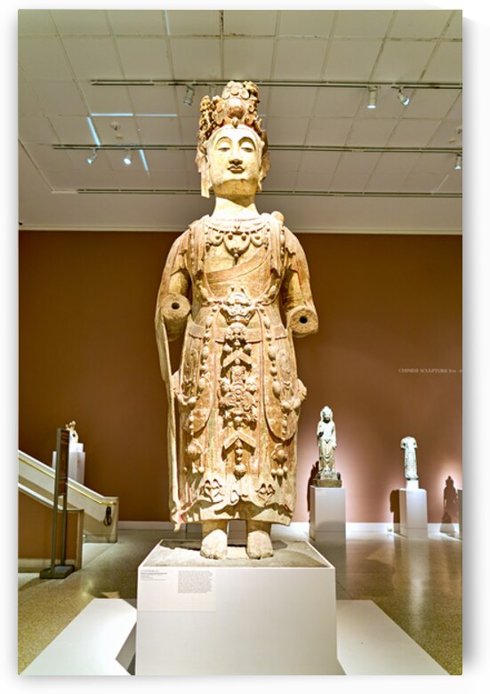 Bodhisattva statue at the Asian Art Gallery in Manhattan by Marco Brivio