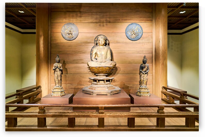 Buddha statue in the Asian Art Gallery Met Museum by Marco Brivio