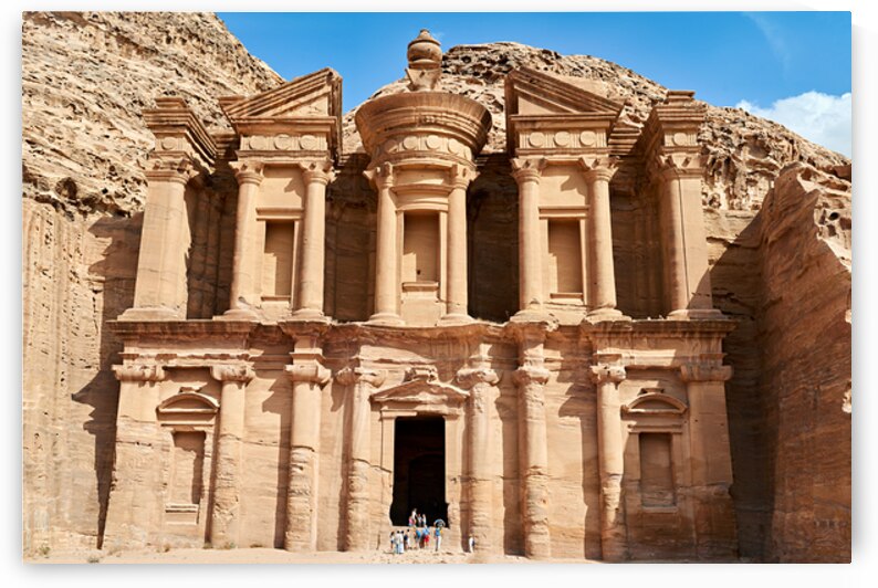 Exploring Ad Deir at Petra archaeological site in Jordan by Marco Brivio