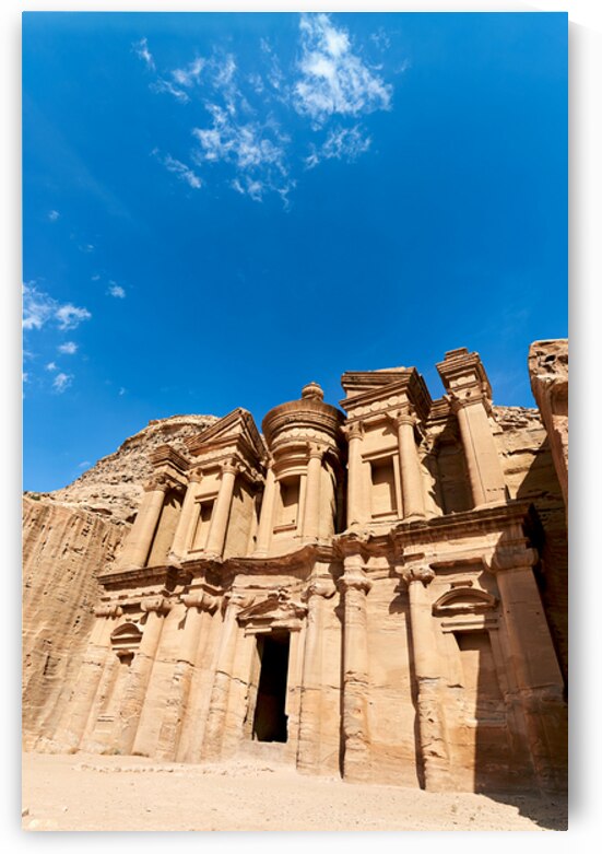 Exploring ad deir monastery at petra in jordan by Marco Brivio