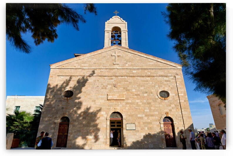 Visit to greek orthodox basilica of saint george in madaba by Marco Brivio