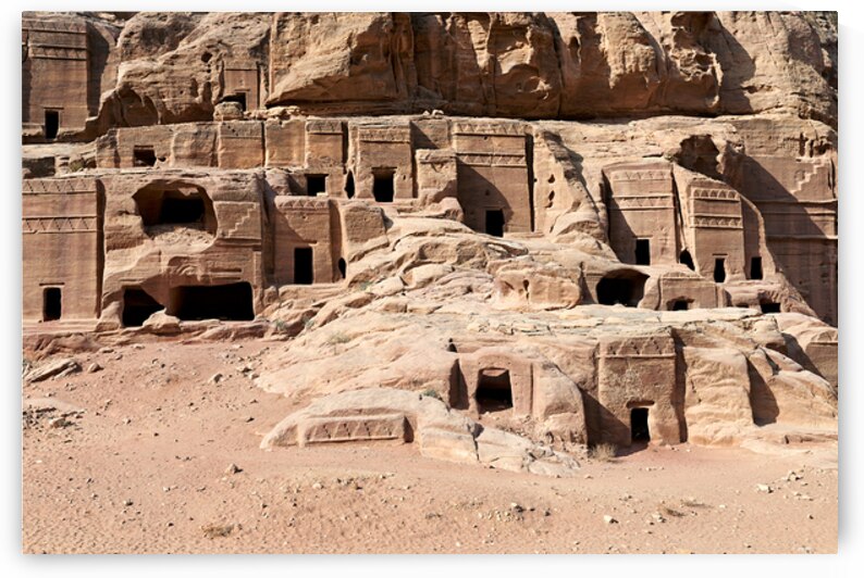 Exploring the royal tombs at Petra in Jordan by Marco Brivio