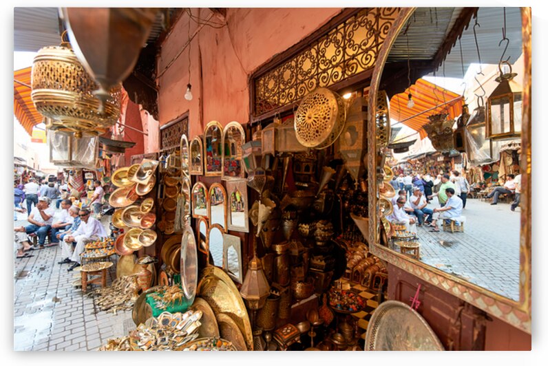 Exploring the souk in Marrakesh and the local crafts on display by Marco Brivio