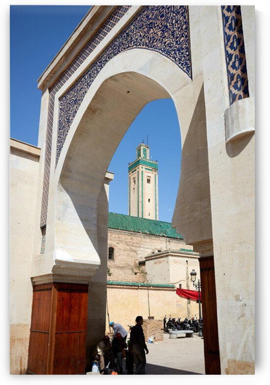 Exploring Bab Rcif gate in Fez Medina of Morocco by Marco Brivio