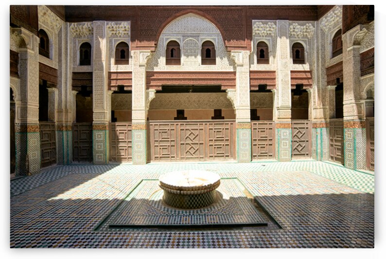 Visit Medersa Bou Inania in Meknes Morocco for cultural insight by Marco Brivio