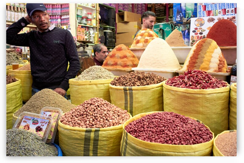 Visit to the souk in Meknes Morocco where spices are sold by Marco Brivio