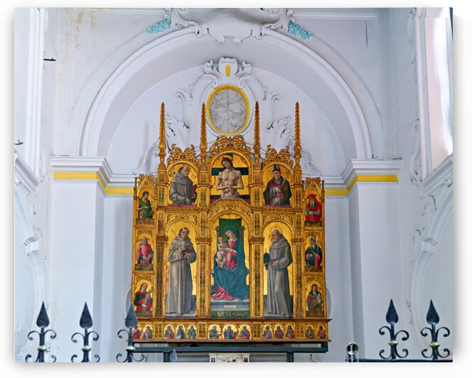 Bartolomeo vivarinis polyptych in morano calabro calabria ital by Marco Brivio