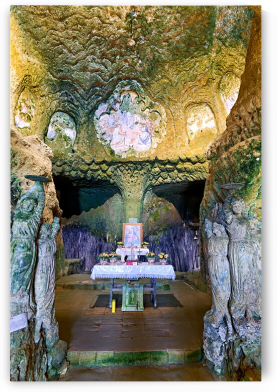 Cave church of Piedigrotta in Pizzo Calabro Calabria Italy by Marco Brivio