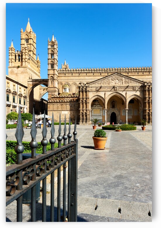 Explore Palermo Cathedral in Sicily on a bright sunny day by Marco Brivio