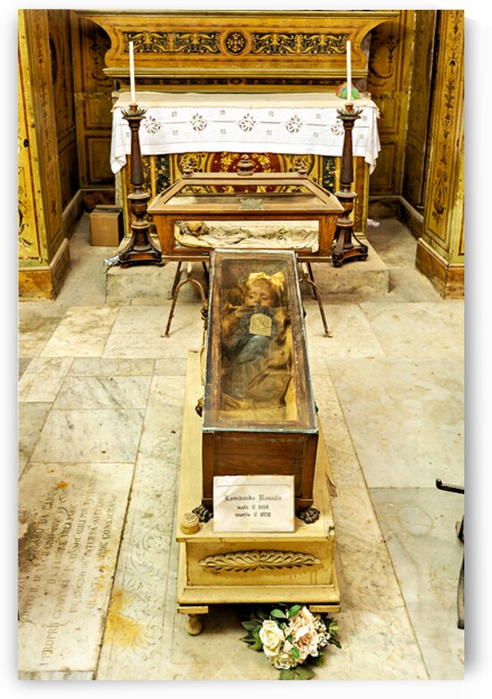 Visiting Capuchin Catacombs in Palermo Italy with human remains by Marco Brivio