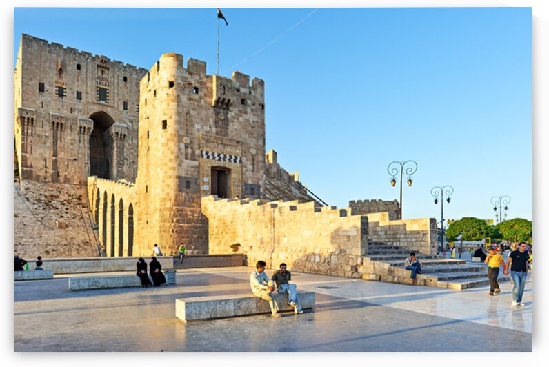 Visit to Citadel of Aleppo in Syria during evening light by Marco Brivio