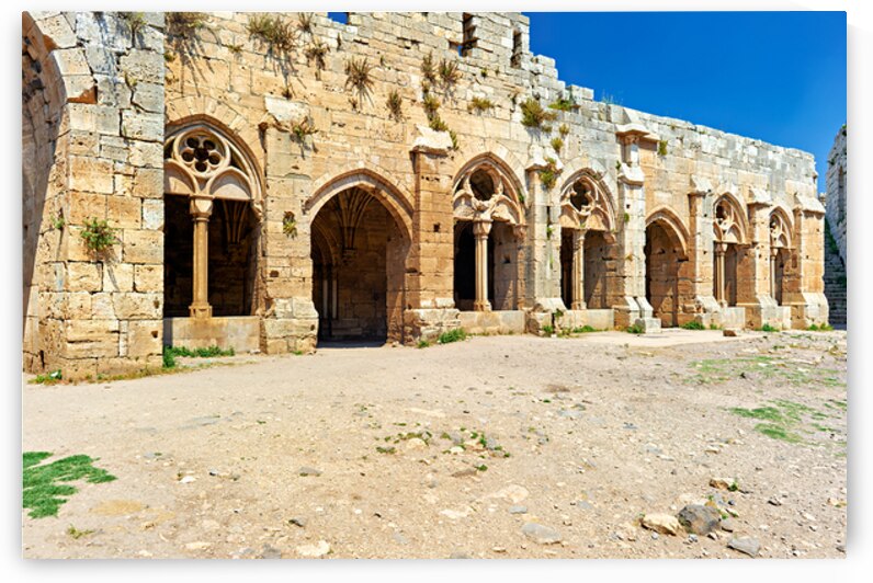 Exploring Krak des Chevaliers crusader castle in Syria by Marco Brivio