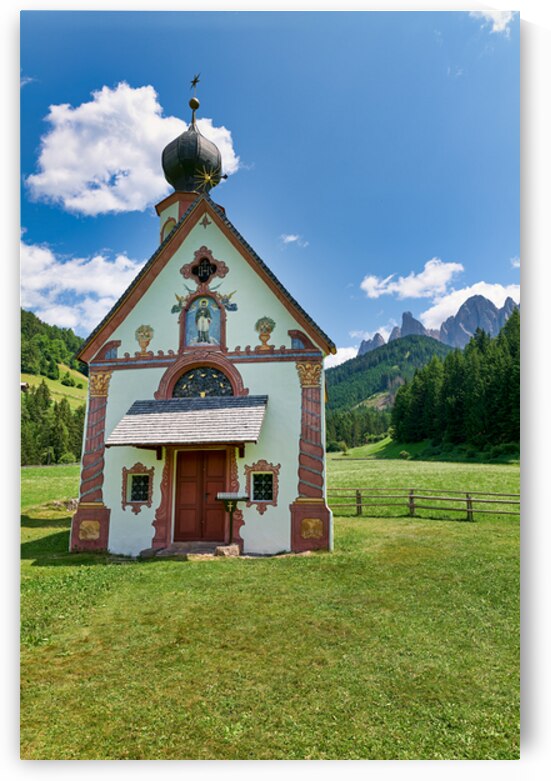 St. John Ranui church in Val di Funes South Tyrol Italy by Marco Brivio