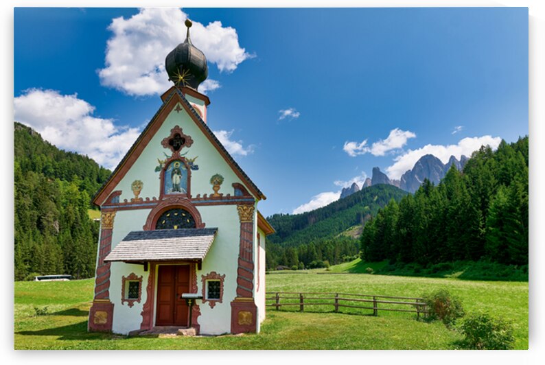 Visit St. John Ranui church in Val di Funes South Tyrol Italy by Marco Brivio
