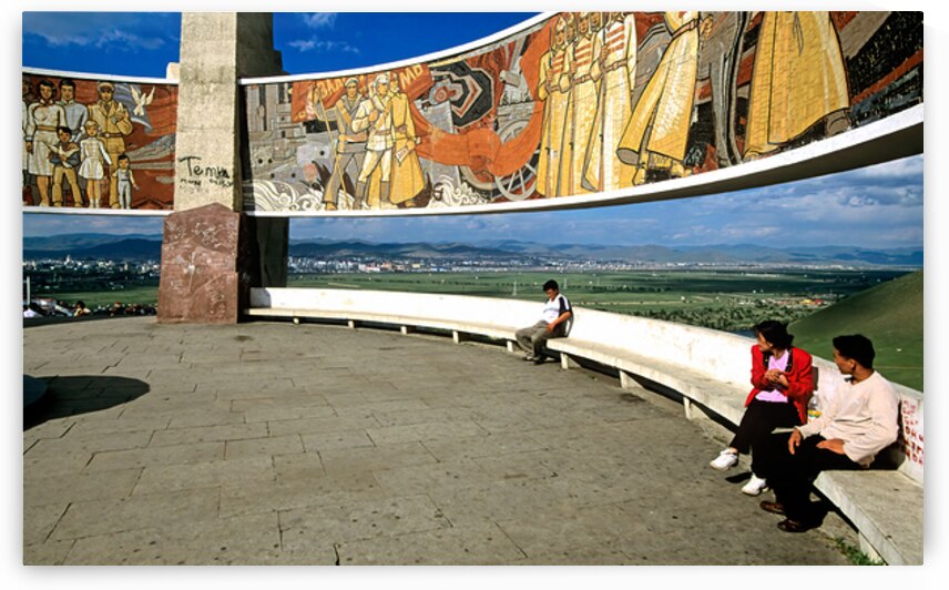 Zaisan Memorial in Ulaanbaatar honors soldiers from World War II by Marco Brivio