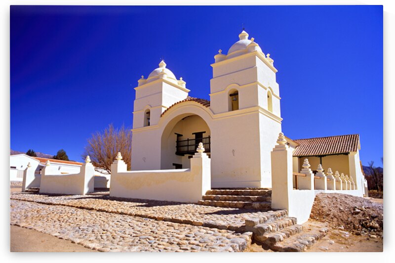 Historic church of san pedro nolasco in molinos salta argentin by Marco Brivio
