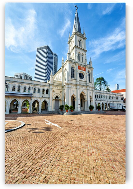 Visitors explore Chijmes Convent and Caldwell House in Singapore by Marco Brivio