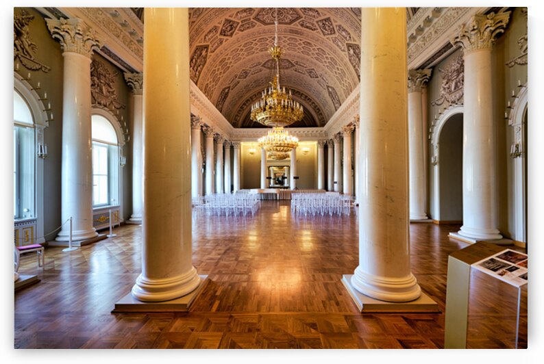 Yusupov Palace hall during a quiet afternoon in St. Petersburg by Marco Brivio