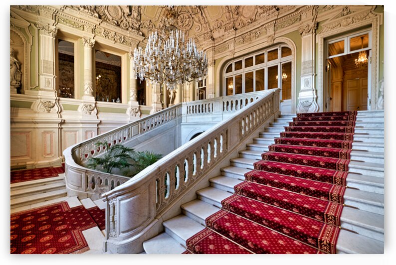 Staircase inside Yusupov Palace in Saint Petersburg Russia by Marco Brivio