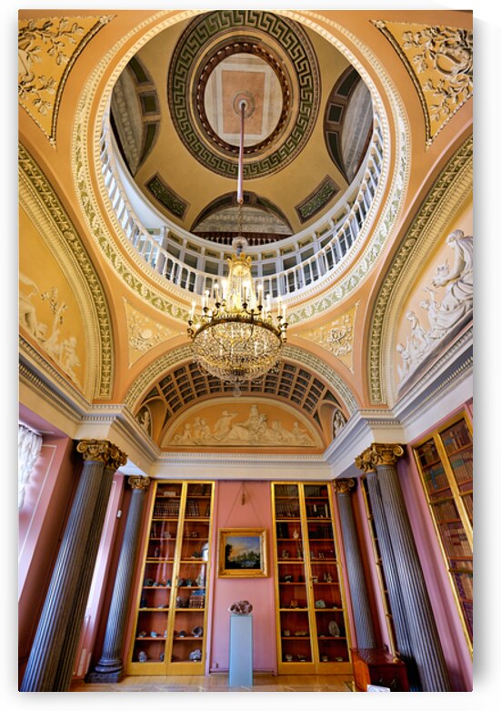 Interior view of the Stroganov Palace in St. Petersburg by Marco Brivio