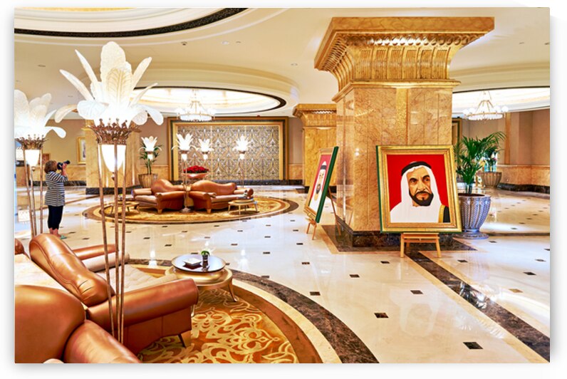 Details of the Abu Dhabi Emirates Palace Hotel lobby area by Marco Brivio