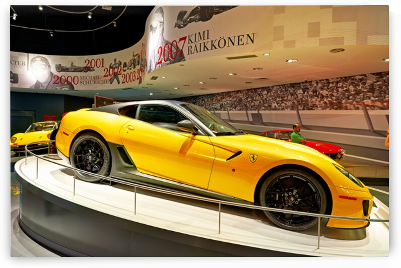 Ferrari display at Abu Dhabi Ferrari World amusement park by Marco Brivio