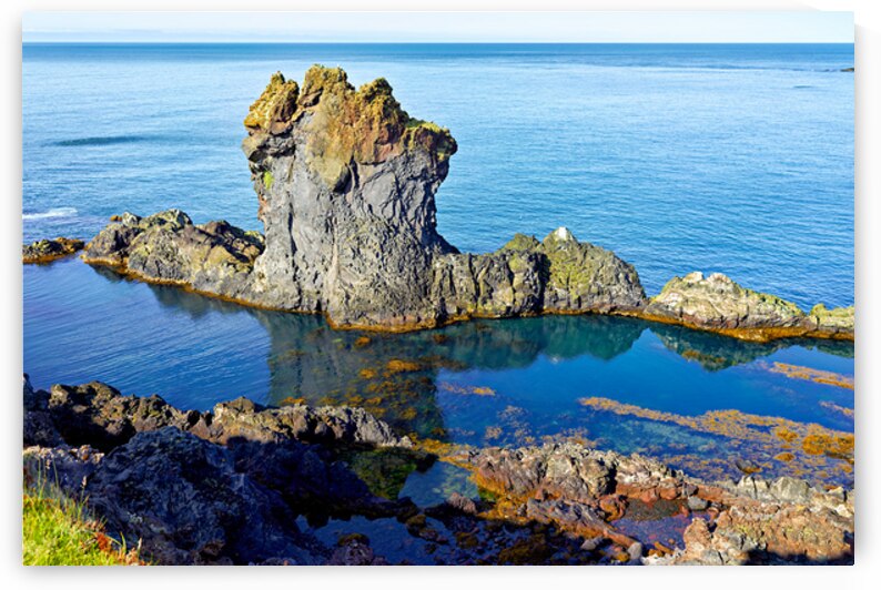Visit djupalon lagoon and its rocky shoreline in Iceland by Marco Brivio