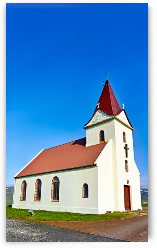 Ingjaldsoll church in Iceland shows simple architecture by Marco Brivio